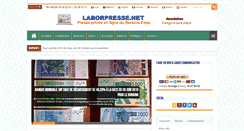 Desktop Screenshot of laborpresse.net