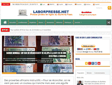 Tablet Screenshot of laborpresse.net